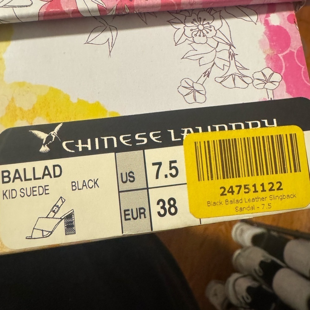 Chinese Laundry, Chic Black Heeled Sandals - Picture 6 of 6